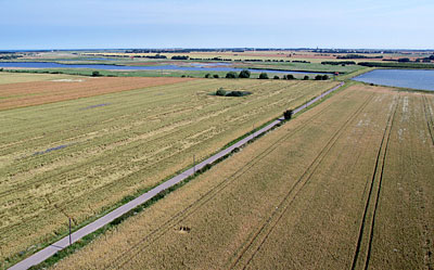 Ostseeküstenradweg: Blick auf das Sulzdorfer Wiek