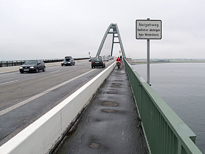 Ostseeküstenradweg: Fehmarnsundbrücke