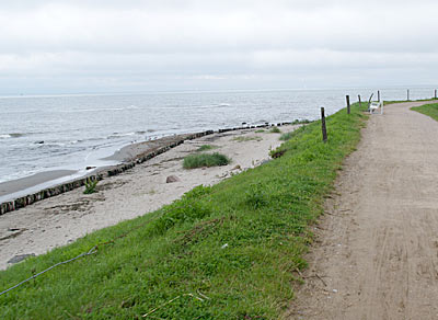 Ostseeküstenradweg: Blick von der Steilküste