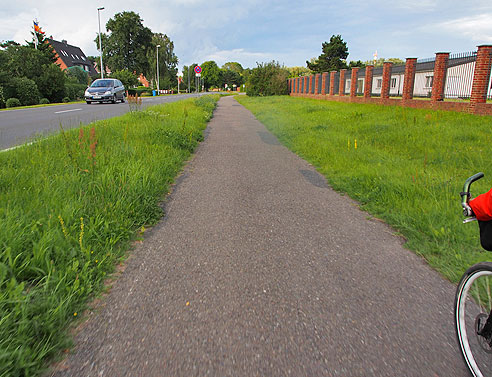 Radweg nach Markgrafenheide