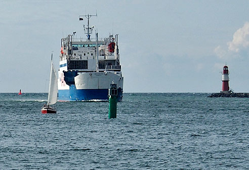 Auf der Fähre Warnemünde