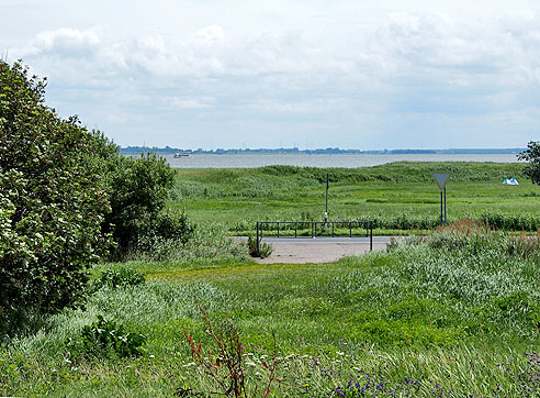 Blick auf den Bodden