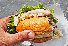 Mittagessen im Strandkorb