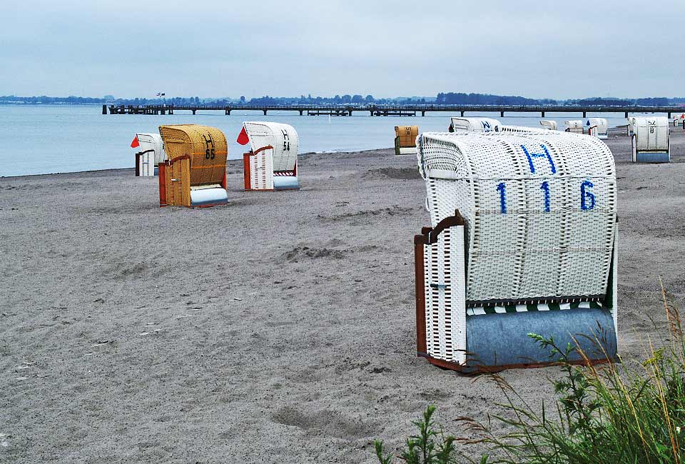 Strandkörbe in Großenbrode