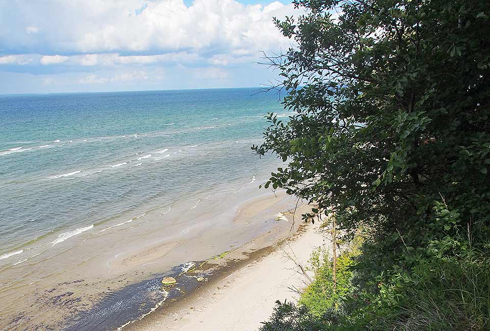 Blick von der Steilküste