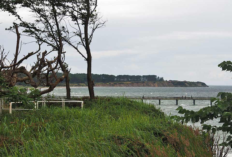 Blick auf die Steilküste