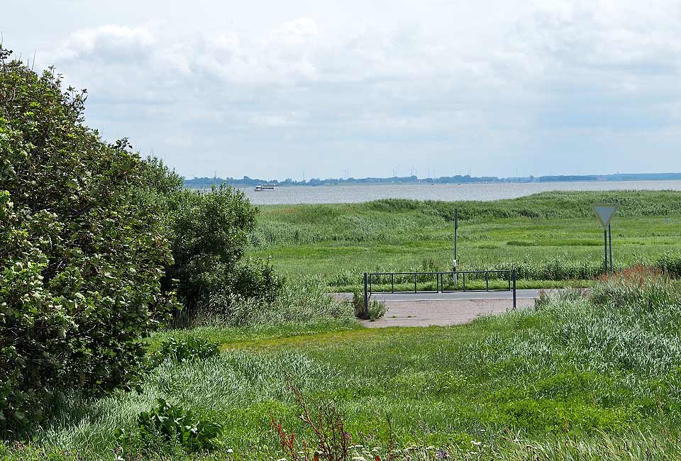 Blick auf den Bodden