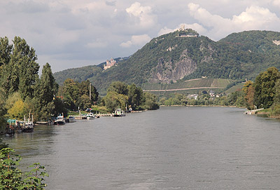 Blick auf Burgen und Schlösser