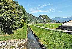 Fruchtbares Rheintal
