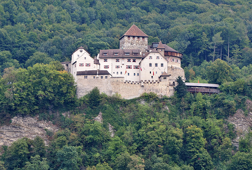 Blick auf Schloss Vaduz Blick auf Schloss Vaduz