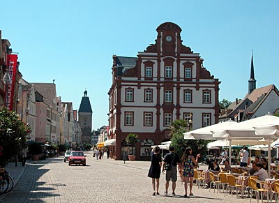 Rheintalradweg: Hauptstraße in Speyer