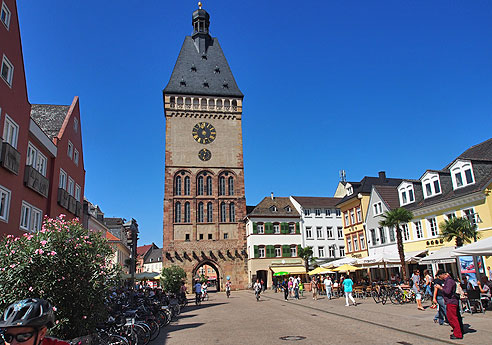 Rheintalradweg:  Altpörtel in Speyer