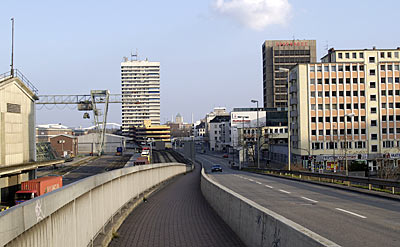 Rheintalradweg: Wenig romantisch