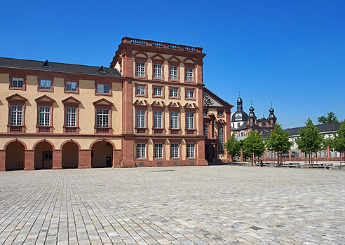 Rheintalradweg:  Residenzschloss Mannheim