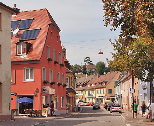 Radweg durch Breisach