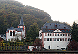 Rheintalradweg: St. Goarshausen mit Burg Katz