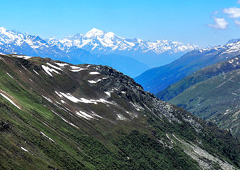 Blick auf die Bergwelt