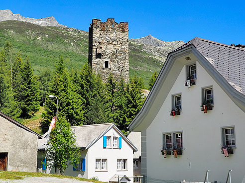 Burgruine in Hospental