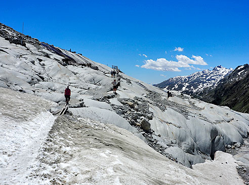 Wirken des Rhonegletschers