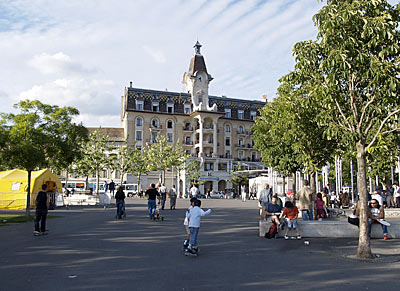 Ouchy, der Hafen von Lausanne