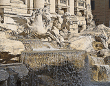 Der Brunnen Fontana di Trevi