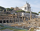 Entlang dem Foro Romano