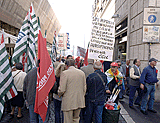 Rom: Treffpunkt der Streikenden