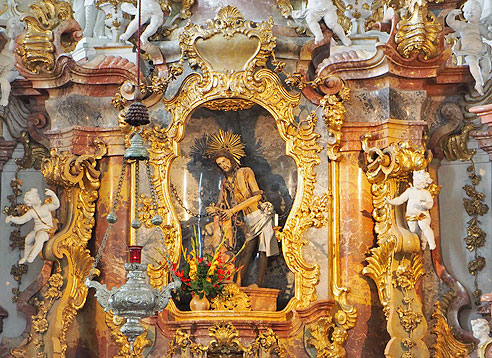 Gegeiselter Heiland in der Wieskirche