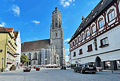 Blick auf die St. Georgskirche