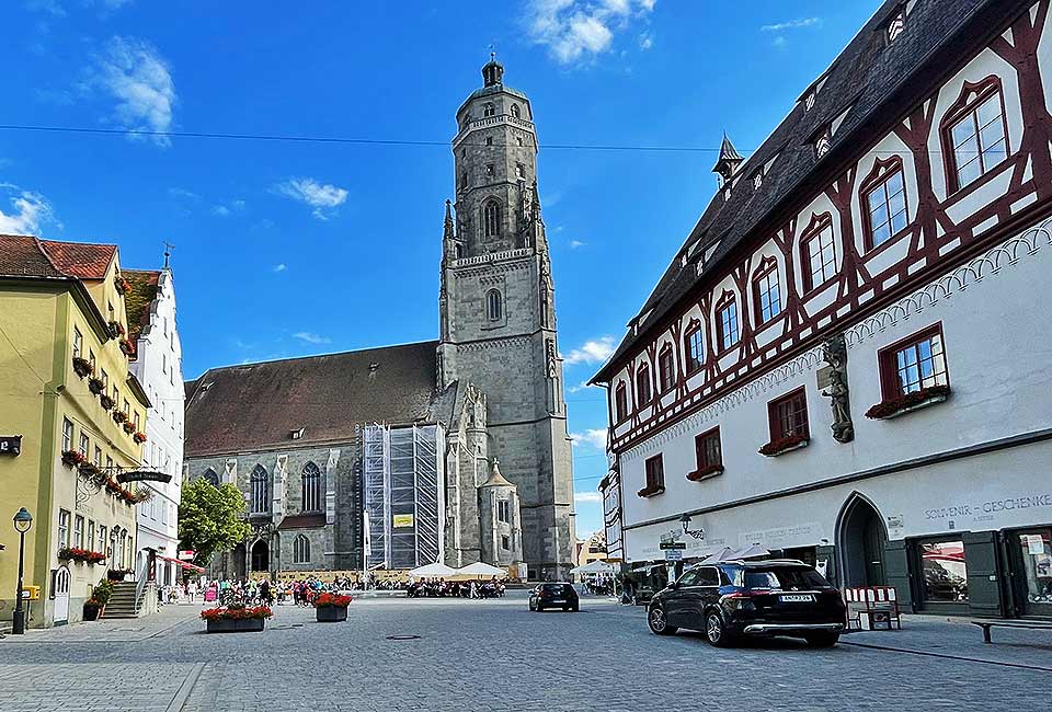 Blick auf die St. Georgskirche