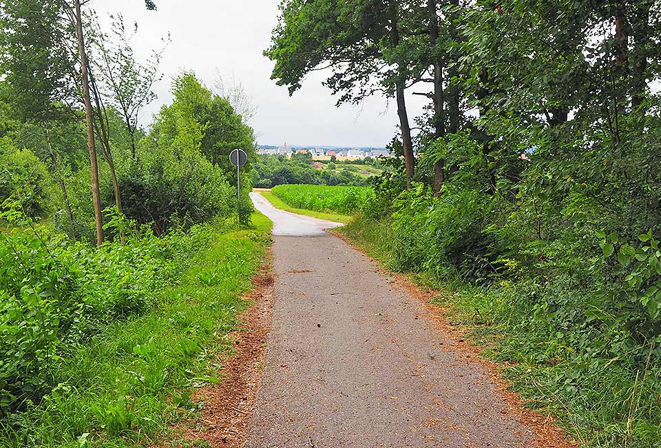 Schöner Radweg nach Schopfloch