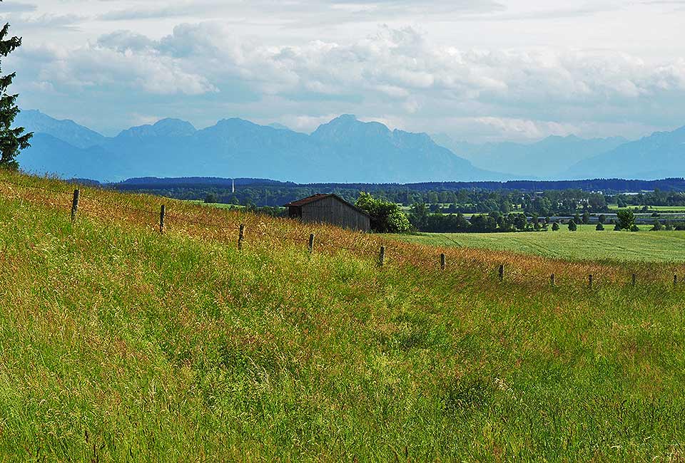 Erster Alpenblick