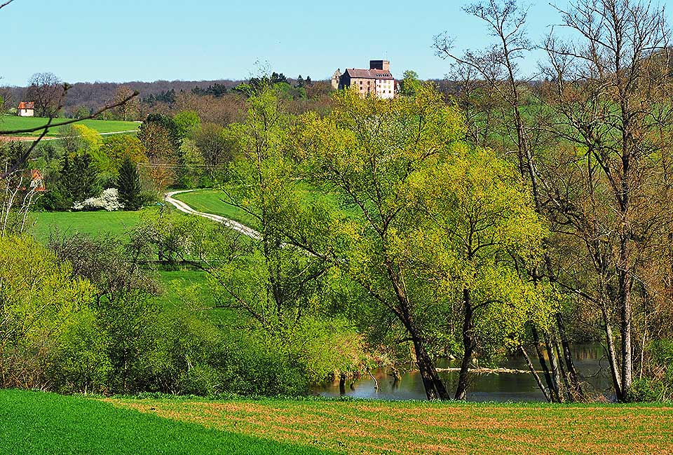 Blick auf die Gamburg