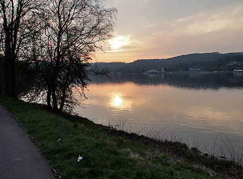 Sonnenuntergang bei Werden