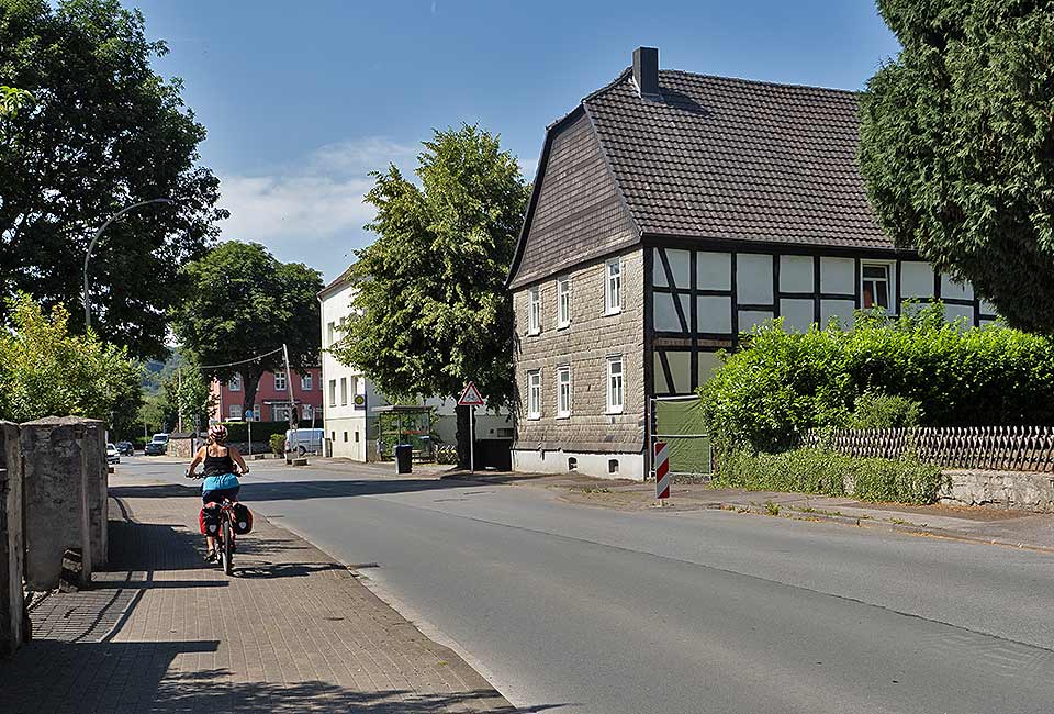 Radweg durch Uentrop