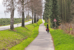 Radweg nach Wennemen