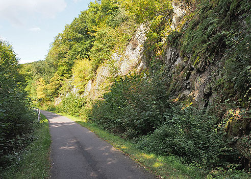 Felswände im Ruhrtal