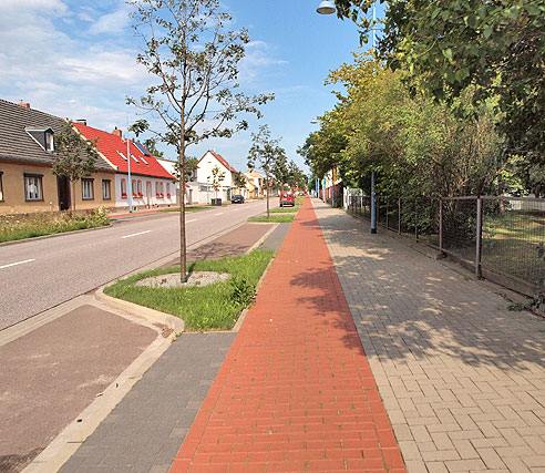 Radweg aus Bernburg hinaus