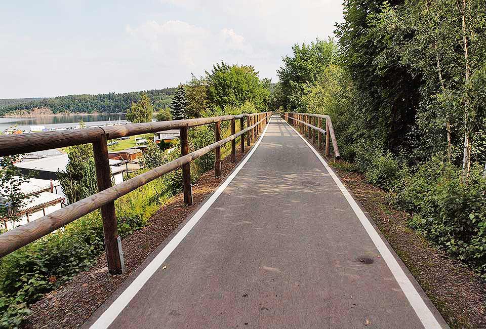 Radweg auf Bahntrasse