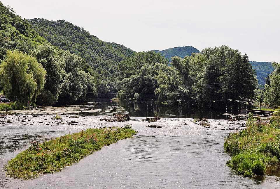 Blick auf die Saale