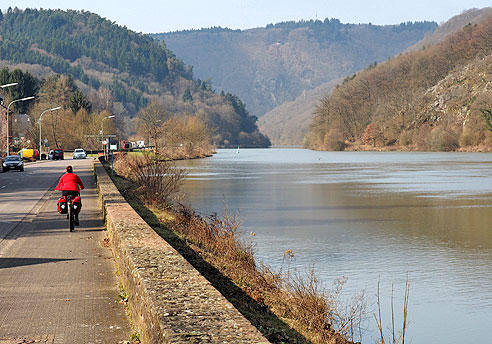 Saarschleife von 
Dreisbach aus
