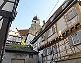 Herrenberg Stiftskirche im Häusermeer