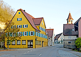 Ortsmitte in Reusten