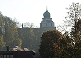 Herrenberg Stiftskirche im Dunst