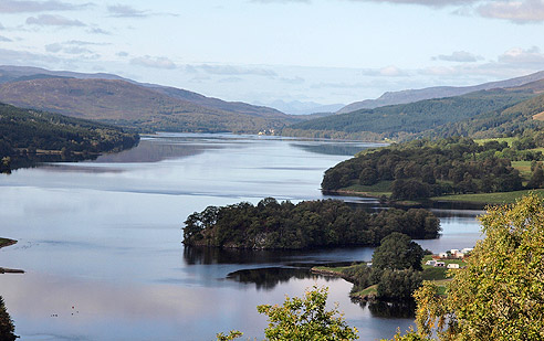 Blick auf den Loch Tummel