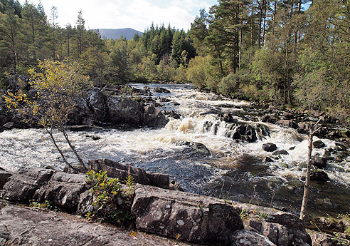 Der wilde Fluss Tummel