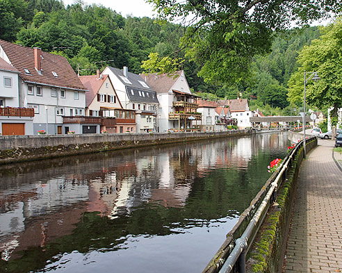 Vor dem Stauwehr