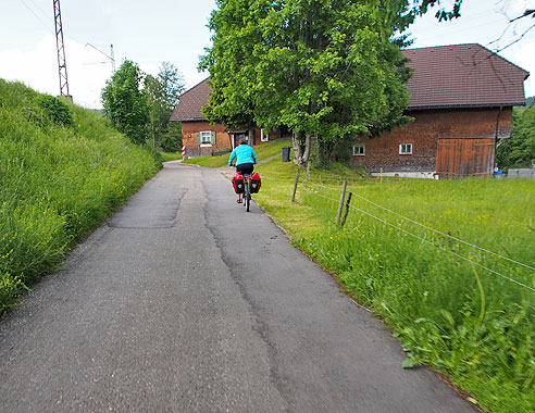 Radweg in Richtung Gutach