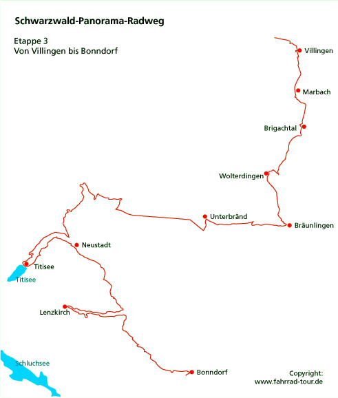Karte Etappe 2