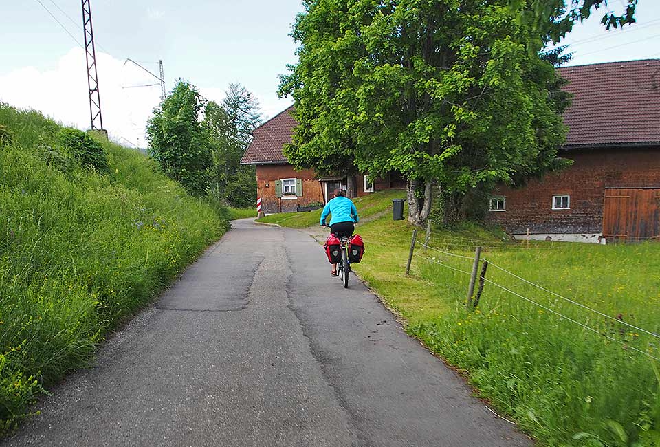 Radweg in Richtung Gutach